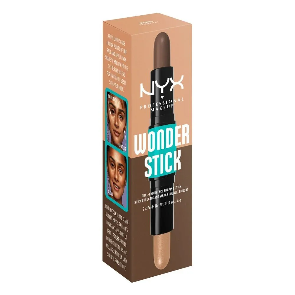 NYX Professional Makeup Wonder Stick 2-in-1 Highlight & Contour 04 Medium 0.28oz